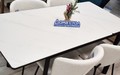 Стол Римини-1С 110 керамика Ice Clouds Satin, белый Стол Римини-1С 110 керамика Ice Clouds Satin, белый