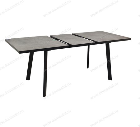 Стол Лэнд-L 140 ЛДСП Камень темный, черный