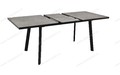 Стол Лэнд-XL 160 ЛДСП Камень темный, черный