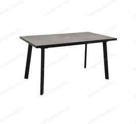 Стол Лэнд-М 120х80 ЛДСП Камень темный, черный