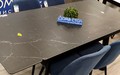 Стол Татами 140 керамика Black marble, черный