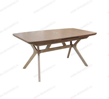Стол Крафт-АВТО 160 Светлый Орех, шпон Светлый Орех