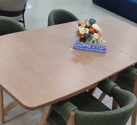 Стол Крафт-АВТО 160 Светлый Орех, шпон Светлый Орех