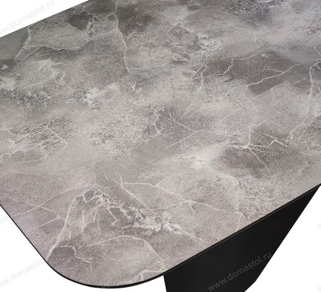 Стол кухонный Даллас 150 пластик ARPA 3415, черный