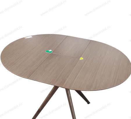 Стол Марко 100 шпон Орех, каркас Орех