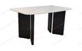 Стол кухонный Майсен 170 пластик Керамика Тессина крем, черный