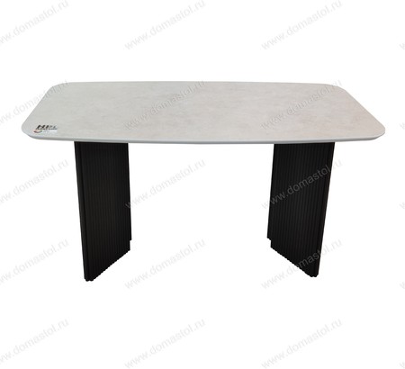 Стол кухонный Майсен 170 пластик Керамика Тессина крем, черный