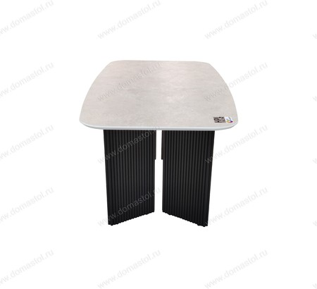 Стол кухонный Майсен 190 пластик Керамика Тессина крем, черный