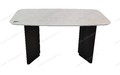 Стол кухонный Майсен 200 пластик Керамика Тессина крем, черный
