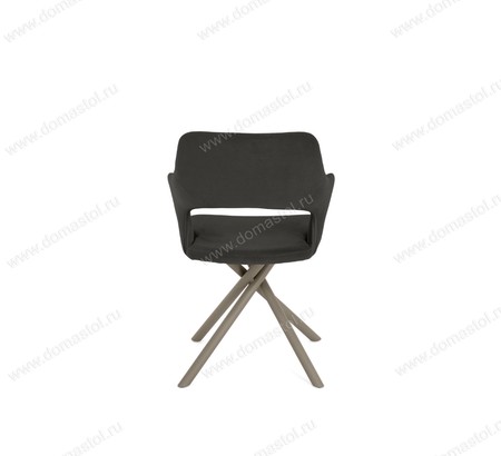 Стул Бланш горький шоколад Т190, каркас 360X32 поворотный мокко