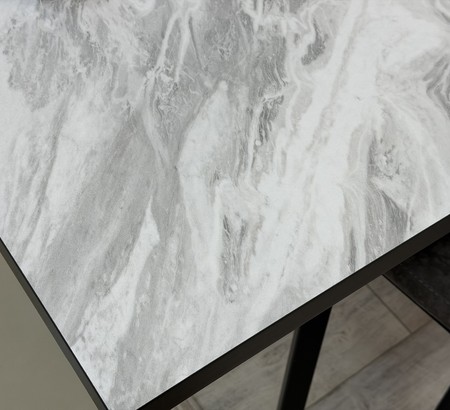 Стол ЛЭНД HPL 120х80 пластик Лавант, черный муар