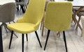 Стул Клэр NEW горчичный Т176, каркас 1R32 черный