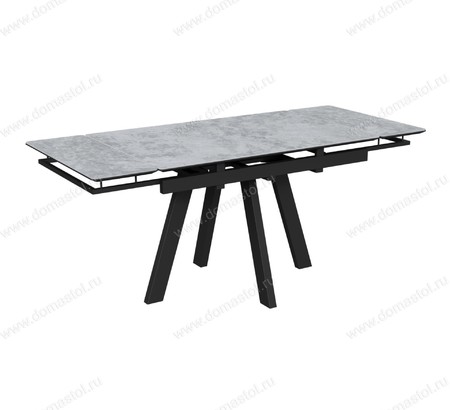 Стол Катана-1C 110 черный, керамика Oxide Grey