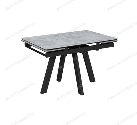 Стол Катана-2C 120 черный, керамика Oxide Grey
