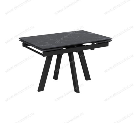 Стол Катана-1C 110 черный, керамика Black Marble