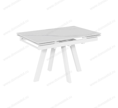 Стол Катана-1C 110 белый, керамика White Marble