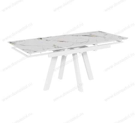 Стол Катана-1C 110 белый, керамика Champagne