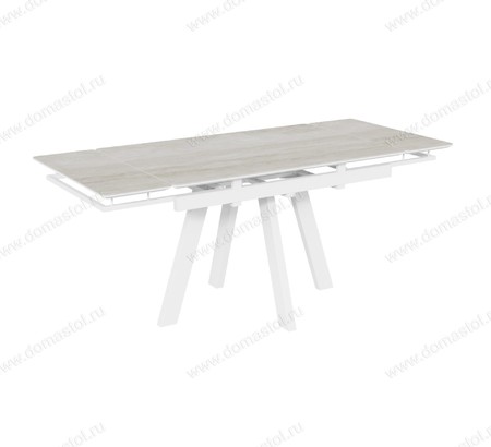 Стол Катана-1C 110 белый, керамика Travertine Avorio