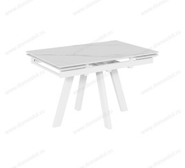 Стол Катана-2C 120 белый, керамика White Marble