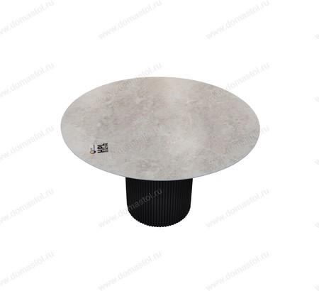 Стол кухонный Лацио 120 черный, пластик Аркобалено 3062