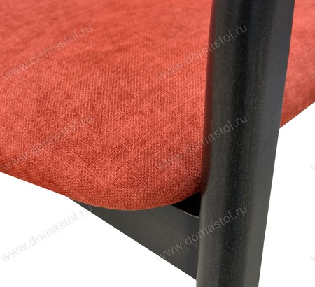 Стул Марко-2 Erica orange, каркас темный орех