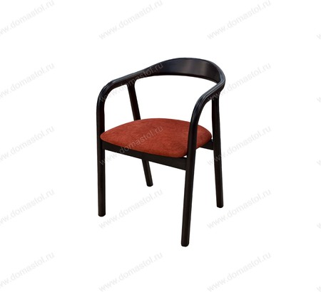 Стул Марко-2 Erica orange, каркас темный орех