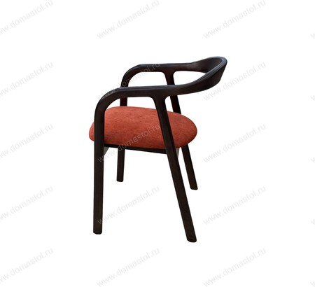 Стул Марко-2 Erica orange, каркас темный орех