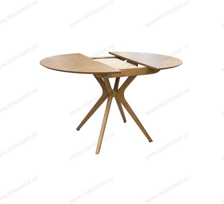 Стол Марко 100 Натуральный шпон Светлый Орех, каркас Светлый Орех