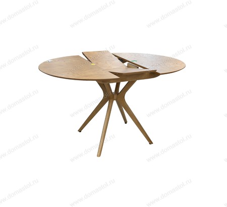 Стол Марко 90 Натуральный шпон Светлый Орех, каркас Светлый Орех