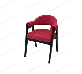 Стул Франко-1 Дрим берри, каркас массив березы черный