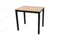 Стол Литл-R HPL Дуб вотан, черный каркас