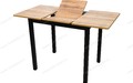 Стол Литл-R HPL Дуб вотан, черный каркас