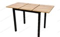 Стол Литл-R HPL Дуб вотан, черный каркас