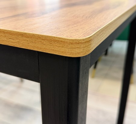 Стол Литл-R HPL Дуб вотан, черный каркас