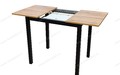 Стол Литл(R)-М 100 HPL Дуб вотан, черный каркас
