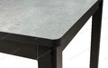 Стол Литл-R HPL Серый мрамор, черный каркас