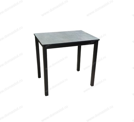 Стол Литл(R)-М 100 HPL Серый мрамор, черный каркас