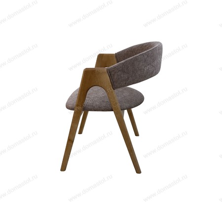 Стул Франко-3 Эрика стоун, каркас светлый орех