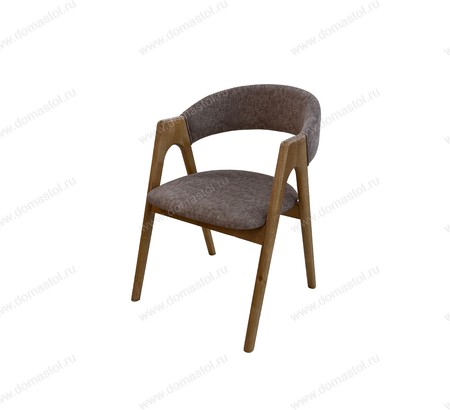 Стул Франко-3 Эрика стоун, каркас светлый орех