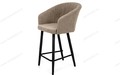 Полубарный стул Верона (h600) бежевый Т170, черный каркас