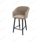 Полубарный стул Верона (h600) бежевый Т170, черный каркас