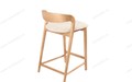 Полубарный стул Марко-1 обивка Монро милк (Monro milk), каркас Светлый орех