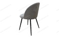 Стул Денвер велюр Selfie smoke, каркас черный