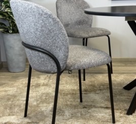 Стул 307SD серый B12, черный