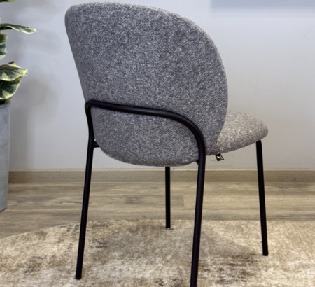 Стул 307SD серый B12, черный