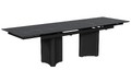 Стол Пекин-1 200 черный, керамика Black Marble