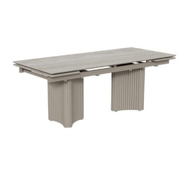 Стол Пекин-1 200 мокко, керамика Travertine Avorio