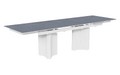 Стол Пекин-1 200 белый, керамика Oxide Grey