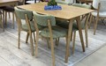 Стул Пекин-1М ткань Erika light green, каркас Светлый орех