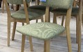 Стул Пекин-1М ткань Erika light green, каркас Светлый орех